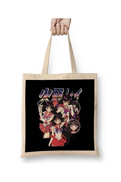 Baskı Dükkanı Sailor Moon Mars tkanina Torba duga Sa ručkom