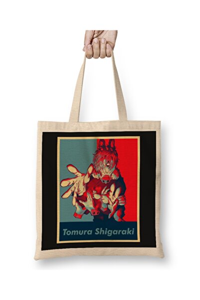 Baskı Dükkanı My Hero Academia Tomura Shigaraki Tkanina Torba Duga Sa ručkom