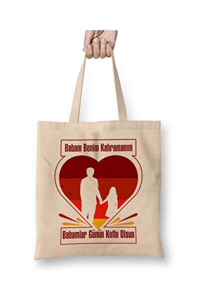 Baskı Dükkanı Poklon za Očev dan za tatu 016 Tkanina Torba Dugačka Sa ručkom