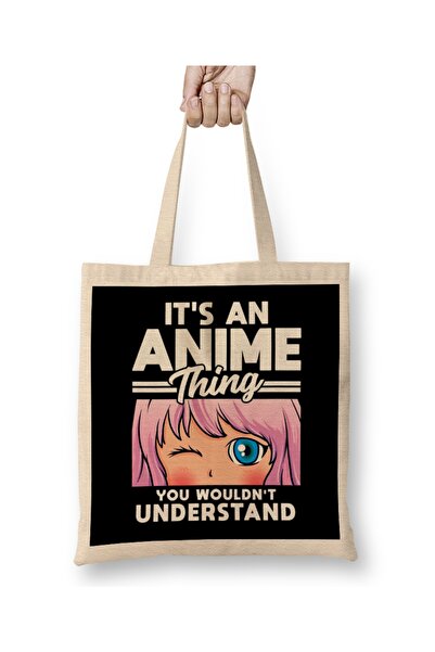 Baskı Dükkanı Anime devojka   Anime stvar koju ne biste razumeli   Tkanina To...