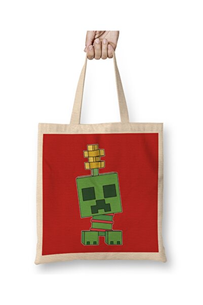Baskı Dükkanı Festive Creeper 01 Tkanina Torba Duga Sa ručkom
