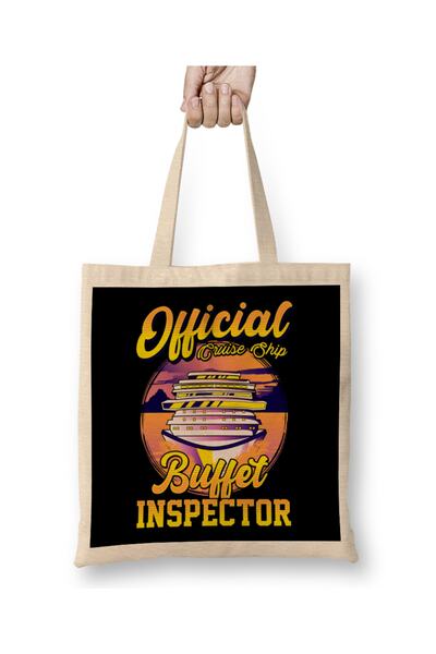 Baskı Dükkanı Smešna zvanična torba sa šala o inspektoru bifea na kruzeru Tor...