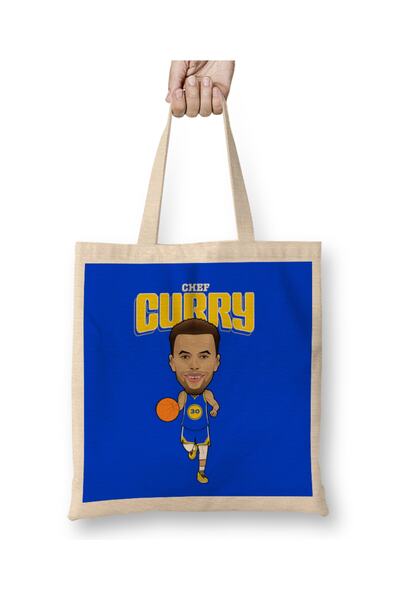 Baskı Dükkanı Steph Curry Chef Curry Tkanina Torba Duga Sa ručkom