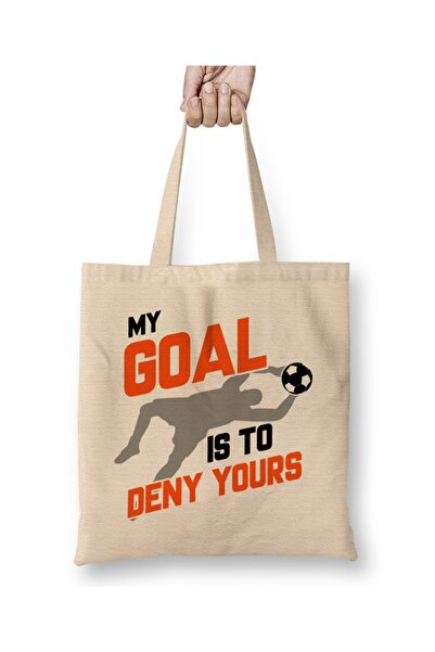 Baskı Dükkanı Moj cilj je da osujetim vaš gol, golman, golmanska odeća Torba ...