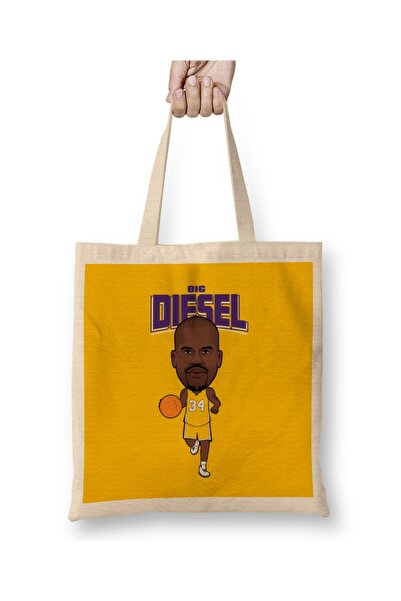 Baskı Dükkanı Shaquille Oneal Big Diesel tkanina Torba duga Sa ručkom