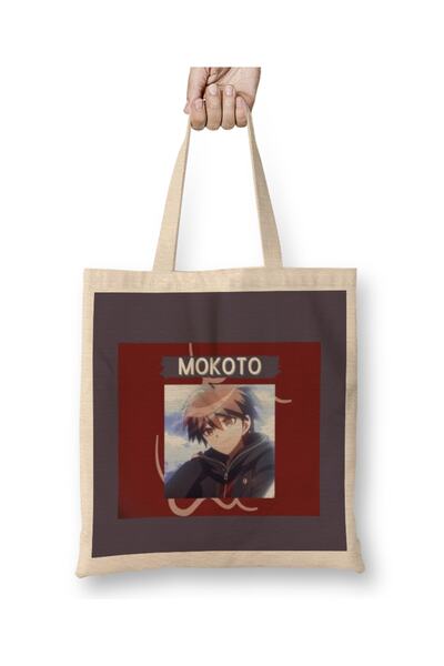 Baskı Dükkanı Makoto Danganronpa odeća Torba duga Sa ručkom