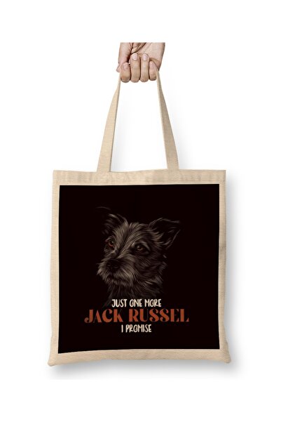 Baskı Dükkanı Samo jedan džek rasel terijer Još pasa Pas Štene Tkanina Torba ...