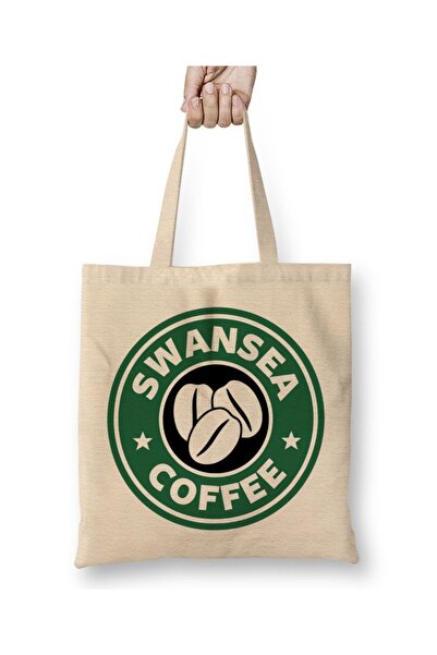 Baskı Dükkanı Krpa za kafu Swansea Torba duga Sa ručkom