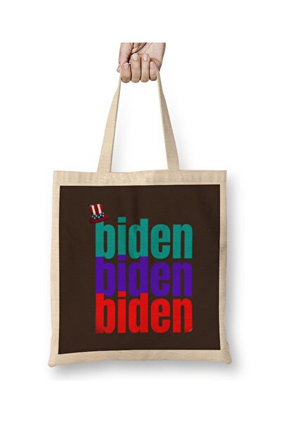 Baskı Dükkanı Demokrat Džo Bajden, izbori 2024 - Vintage retro platno u stilu...