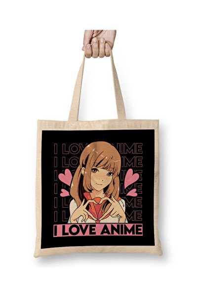 Baskı Dükkanı Slatka, volim anime devojku, japanska kawaii opsjednuta odeća T...