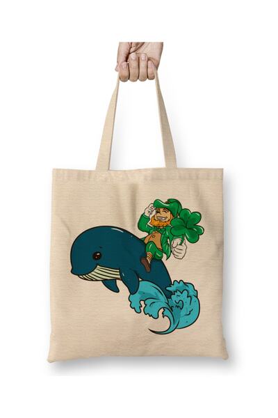 Baskı Dükkanı Милий лепрекон, що їде на киті St.jpg