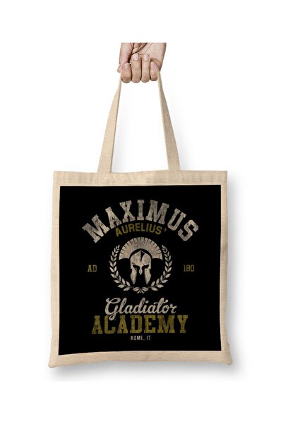 Baskı Dükkanı Maximus Aurelius Gladiator Academy Tkanina Torba Duga Sa ručkom