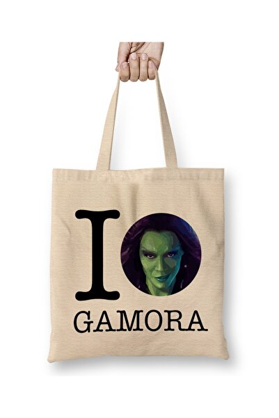 Baskı Dükkanı Volim Gamoru Čuvari galaksije Tkanina Torba Duga Sa ručkom
