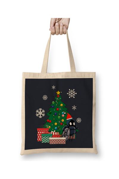 Baskı Dükkanı Tiso oko božićnog drvca Hollow Knight tkanina Torba duga Sa ručkom