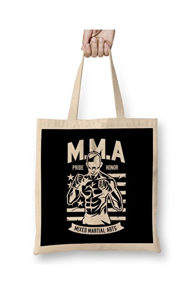 Baskı Dükkanı MMA borac America Pride Cloth Torba dug Sa ručkom