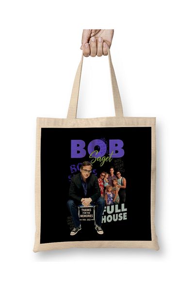 Baskı Dükkanı Υφασμάτινη τσάντα Bob Saget με μακριά λαβή