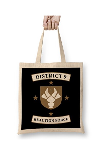 Baskı Dükkanı Tkanina za reaktivne snage Distrikta 9 Torba Duga Sa ručkom