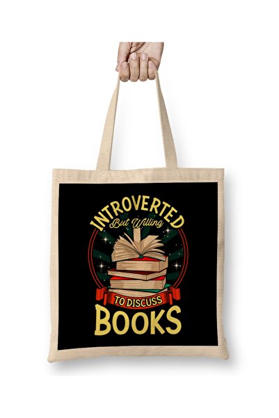 Baskı Dükkanı Slatka introvertkinja, ali spremna da razgovara o knjigama Torb...