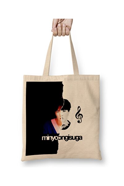Baskı Dükkanı Bts Suga Bts Love Yourself Answer Cloth Torba Dugačka Sa ručkom