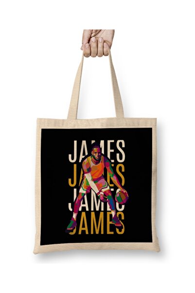 Baskı Dükkanı Lebron James Tkanina Torba Duga Sa ručkom