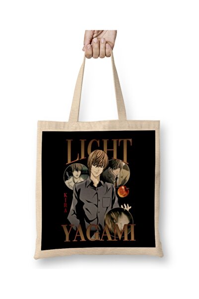 Baskı Dükkanı Lagana Yagami Kira tkanina Torba duga Sa ručkom