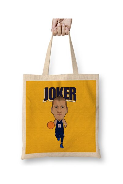 Baskı Dükkanı Nikola Jokić Joker Tkanina Torba Duga Sa ručkom