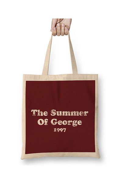 Baskı Dükkanı Geantă din pânză Seinfeld The Summer of George cu mâner lung