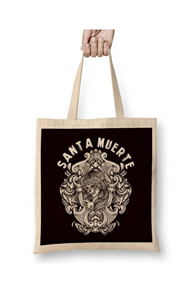 Baskı Dükkanı Santa Muerte Mrtva Šećerna Loba Meksička Ženska Božanstva Satan...