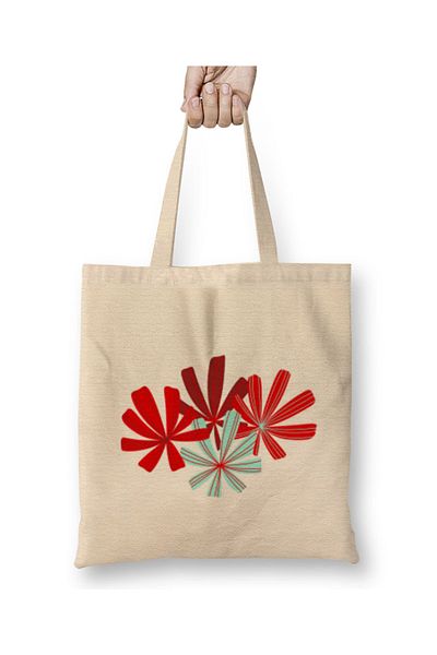 Baskı Dükkanı Flowers υφασμάτινη τσάντα με μακριά λαβή