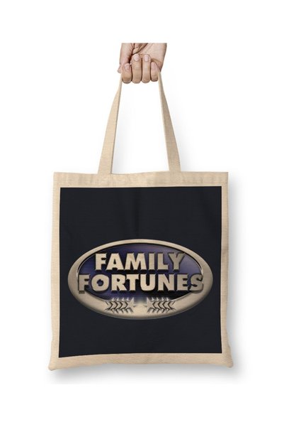 Baskı Dükkanı Retro torba sa logotipom Family Fortunes Torba duga Sa ručkom