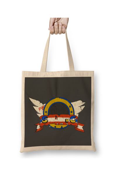 Baskı Dükkanı Sonic Abandoned Title Screen 1991 Без сумки з довгою ручкою