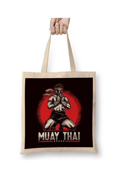 Baskı Dükkanı Muay Thai borac MMA borilačke veštine sportovi Tajland boks Bez...