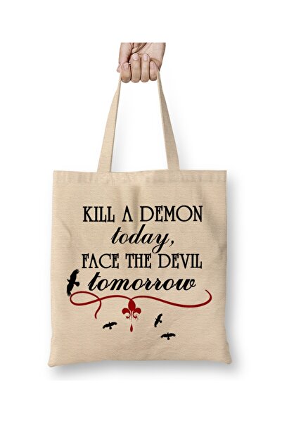 Baskı Dükkanı Originalni vampiri The Originals TV serija Poklon tkanina Torba...