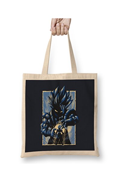 Baskı Dükkanı Super Attack Gogeta tkanina Torba duga Sa ručkom