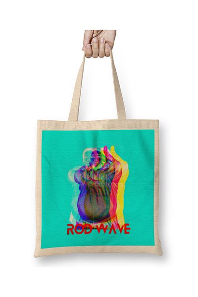 Baskı Dükkanı Υφασμάτινη τσάντα Rod Wave με μακριά λαβή