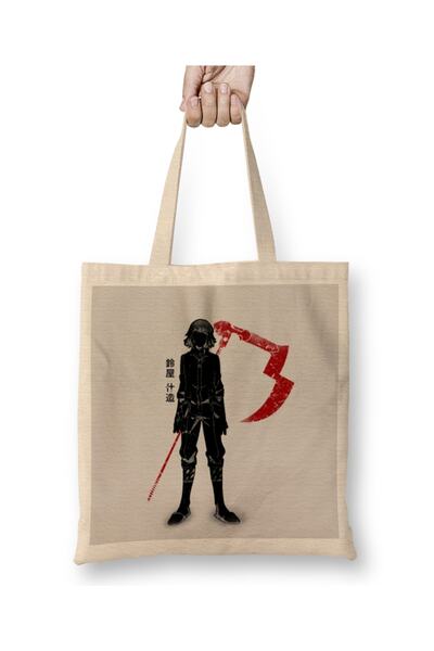 Baskı Dükkanı Crimson Juuzou tkanina Torba duga Sa ručkom