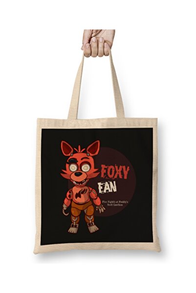 Baskı Dükkanı Five Nights At Freddy's FNAF Obey Cloth Torba Long Sa ručkom