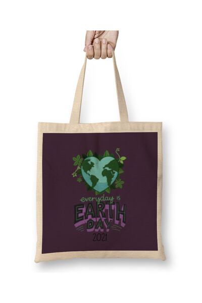 Baskı Dükkanı Dan planete Zemlje 2021. Tkanina Torba Dugačka Sa ručkom