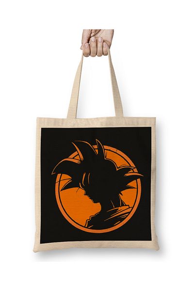 Baskı Dükkanı Υφασμάτινη τσάντα Dragon Ball Goku με μακριά λαβή
