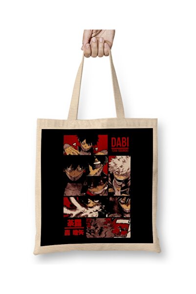 Baskı Dükkanı Dabi Toya Todoroki Dabi My Hero Academia Manga 01 Tkanina Torba...
