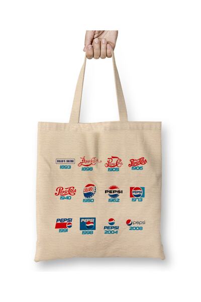 Baskı Dükkanı Pepsi Logo Istorija Tkanina Torba Duga Sa ručkom