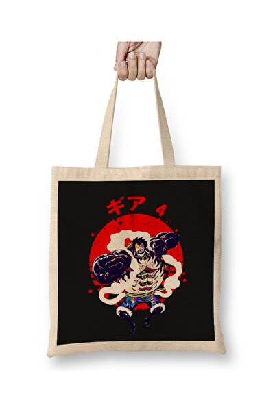 Baskı Dükkanı One Piece Luffy Gear Fourth 01 Tkanina Torba Duga Sa ručkom