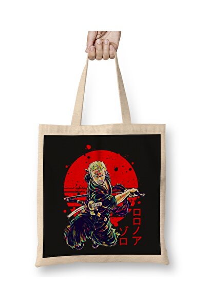 Baskı Dükkanı Zoro One Piece Roronoa Zoro 010 Tkanina Torba Duga Sa ručkom