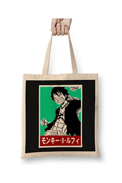 Baskı Dükkanı One Piece Monkey D Luffy 01 Tkanina Torba Duga Sa ručkom