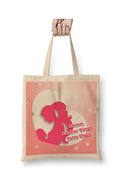 Baskı Dükkanı Poklon za Dan majki za majke 044 Tkanina Torba Duga Sa ručkom