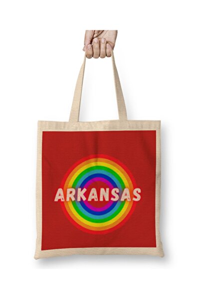 Baskı Dükkanı arkansas poklon Tkanina Torba Dugačka Sa ručkom