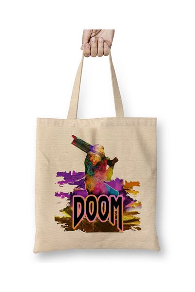 Baskı Dükkanı Doom 04 υφασμάτινη τσάντα με μακριά λαβή