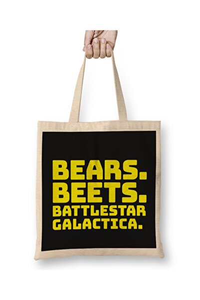 Baskı Dükkanı Bears Beets Battlestar Galactica 01 Tkanina Torba Duga Sa ručkom