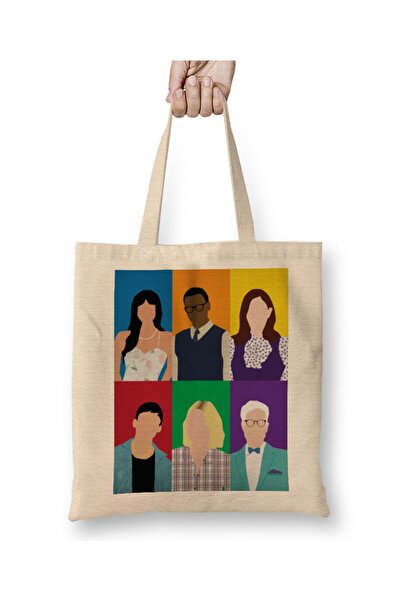 Baskı Dükkanı The Good Place 07 υφασμάτινη τσάντα με μακριά λαβή