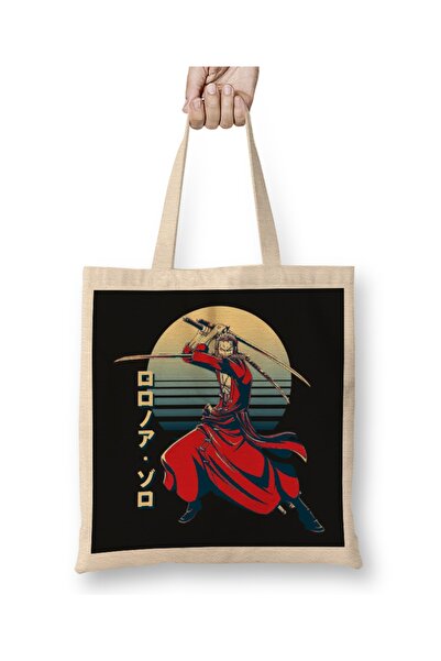 Baskı Dükkanı Zoro One Piece Roronoa Zoro 08 Tkanina Torba Duga Sa ručkom